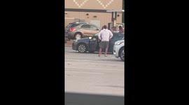Guy Gets Run Over During Road Rage Incident