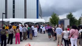 US: Long Lines Of Supporters Form Outside Venue Ahead Of VP Kamala Harris’ First Campaign Rally In Atlanta