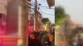 Lebanon: Crowds Gather To Protest Israel Raid On Beirut