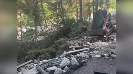 Italy: Landslides and Landslips Hit Brescia Province Due to Severe Weather