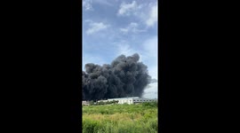 Fire at solar panel production plant in Hwaseong-si, South Korea