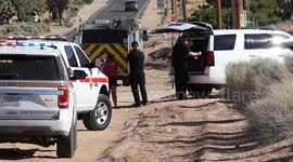 USA: Pole Fire in Apple Valley