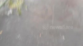 Japan: Roads Turn Into River After Intense Rainfall In Tokyo Area 2