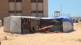 Gaza Strip: Gazans take shelter in cemeteries, deserted prisons amid conflict