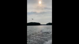 Wake board fly by