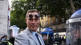 GB News presenter Martin Daubney arrested at Whitehall protest, later released
