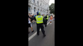 arrests at demo