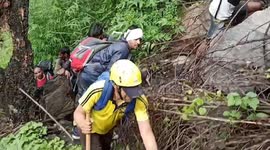 Cloudburst Leaves pilgrims stranded in Kedarnath,northern India; SDRF forms teams to conduct rescue