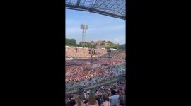 Fans watch Taylor Swift's Munich concert from hill outside Olympiastadion