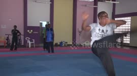 Ivorian youth pursues Kung Fu dream