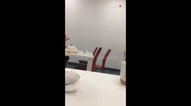 Laugh out loud: Broken chair swap results in a comical tumble
