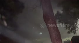 Intense Thunderstorm Strikes Saline