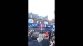 Peaceful protest turns violent, children and adults clash with police in Hartlepool