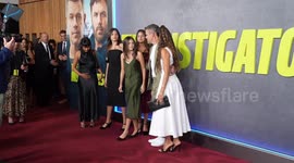 USA: Matt Daman and extended family attend Apple Original Films 'The Instigators' premiere at Jazz at Lincoln Center in New York