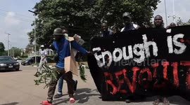 Nigerians nationwide embarked on End bad governance protest in Abuja. August 1, 2024.