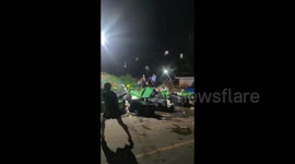 Residents of two neighbourhoods clash in violent ‘trash war’ over demolished wall