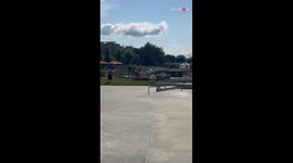 BOLD 540 Flair attempt on scooter turns out to be a 180 of the rider's expectations