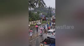 Shoked Moment,The carried the bodies of victims from Nilambur to Meppadi Family Health Center in Wayanad Landslide by several Ambulance