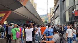 Venezuelans protest against Maduro and the electoral results