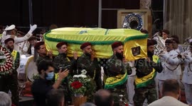 Lebanon: Hezbollah holds funeral for assassinated senior military commander