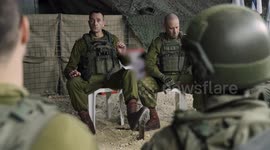 Gaza Strip: Major General Herz holds a situational assessment in the Central Gaza Strip corridor