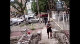 Package stolen in East New York, Brooklyn, USA, recovered by kids