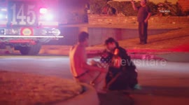 USA: Rowland Heights House Fire Spreads to Second House