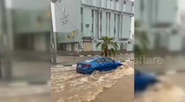 Saudi Arabia: Heavy downpour causes massive flooding in Jizan, Saudi Arabia