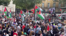 The 17th national Palestine march, London