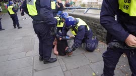 Chaos Erupts in Bristol as Protest Turns Violent