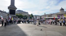 No Forgetting - No Forgiving protest has a minute silence  for the victims of the 74th genocide against the Yazidis