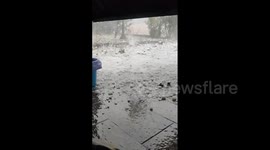 Spain: Large Hail Hits Sant Pere De Torello, Barcelona, Damaging Vehicles And Buildings