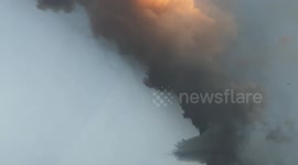 Italy's Mount Etna erupts