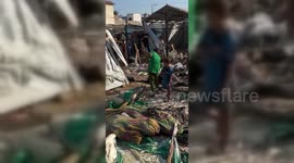 Gaza: Israeli Airstrike Hits Tents Of Displaced Gazans