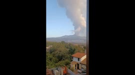 Europe's tallest volcano Mount Etna erupts, spews lava, steam and ashes . flights disrupts at Catania international airport