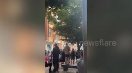 Shocking video shows yobs setting fires, looting and rioting in Hull