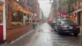 Summer Rainfall in Manhattan