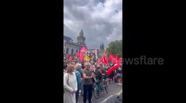 UK: Far-Right And Counter Protests Spread Across Country Following Southport Knife Attack 3