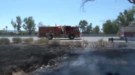 USA: Vegetation Fire Triggers Evacuations
