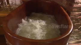 Beer spa thrives in Czech Republic