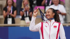 Zheng Qinwen's father wishes her greater achievements following historic Olympic gold medal win
