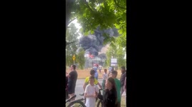 Massive fire erupts at Camfil building in Port Tunnel Business Park, Dublin