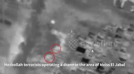 Lebanon: IDF soldiers identified a terrorist cell operating a drone in the area of Meiss El Jabal