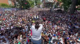 Venezuela: Corina Machado participated in opposition march in Venezuela against electoral fraud