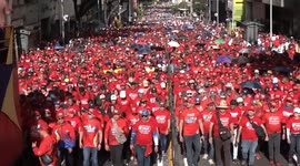 Venezuela: Pro-government march in Venezuela