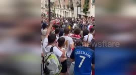 France: Police Video Captures Olympic Spirit Among Fans at Montmartre Cycling Track