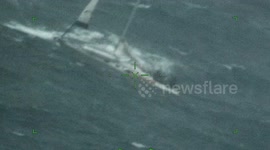 USA Coast Guard Rescues 2 Adrift Boaters Off Boca Grande During Tropical Storm Debby