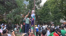 Bangladeshi’s celebrate overthrow of Bangladesh Sheikh Hasina Government, London, UK