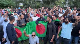 Bangladeshi’s celebrate overthrow of Bangladesh Sheikh Hasina Government, London, UK