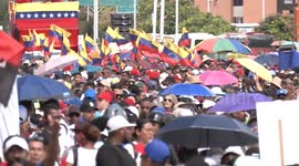 Pro-government march in Venezuela in favor of Nicolas Maduro